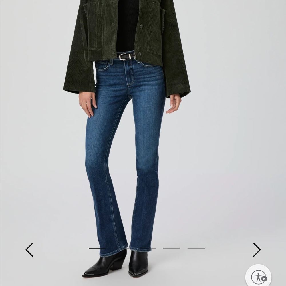 Paige high rise Manhattan bootcut jean